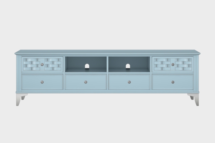 六抽双隔板电视柜