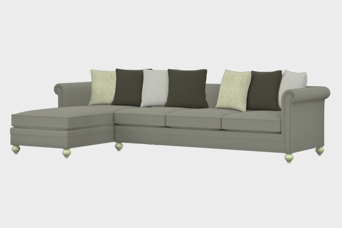 布艺-左三人+右贵妃