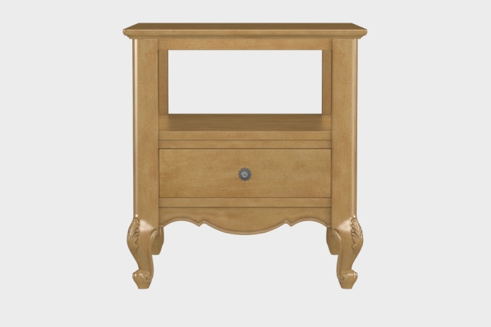 双层上隔板边几