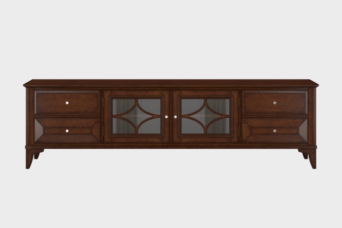 四抽双开门电视柜