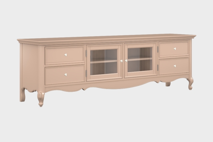 四抽双开门电视柜