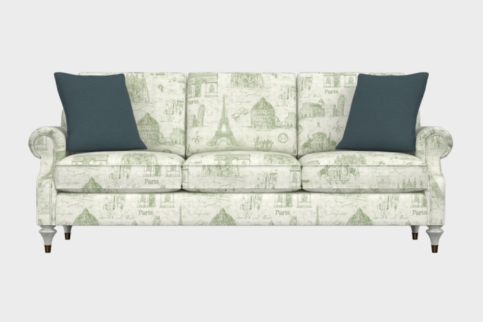 爵士款三人沙发