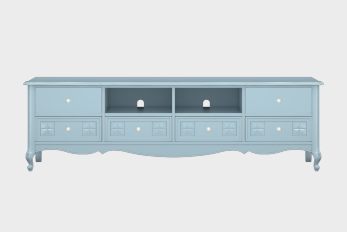 六抽双隔板电视柜