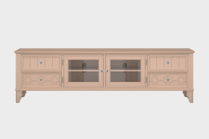 四抽双开门电视柜