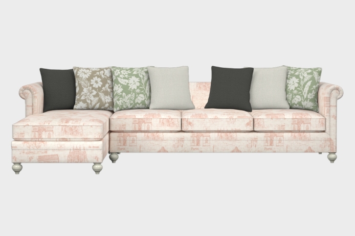 布艺-左三人+右贵妃