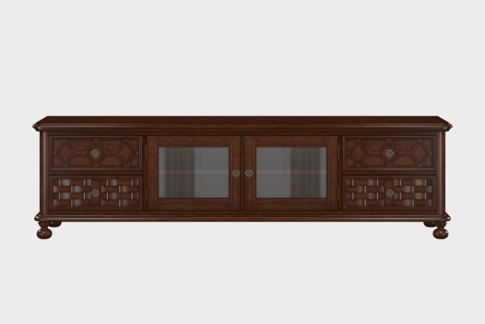 四抽双开门电视柜