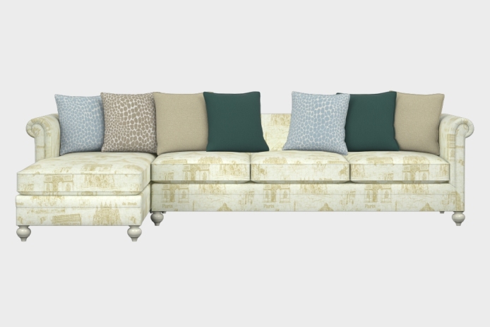 布艺-左三人+右贵妃