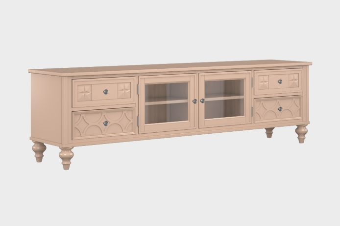 四抽双开门电视柜