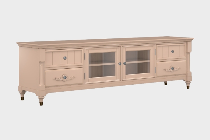 四抽双开门电视柜