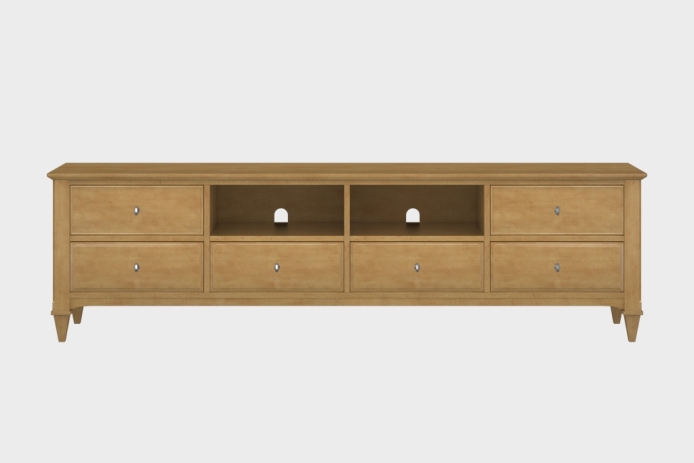 六抽双隔板电视柜