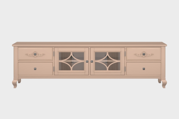 四抽双开门电视柜