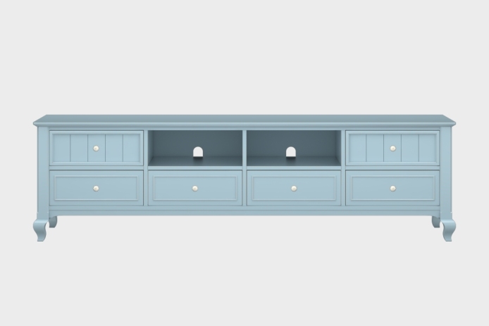 六抽双隔板电视柜