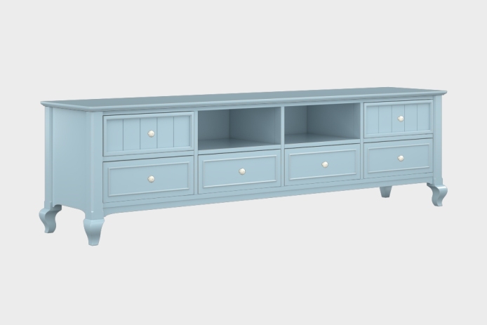 六抽双隔板电视柜