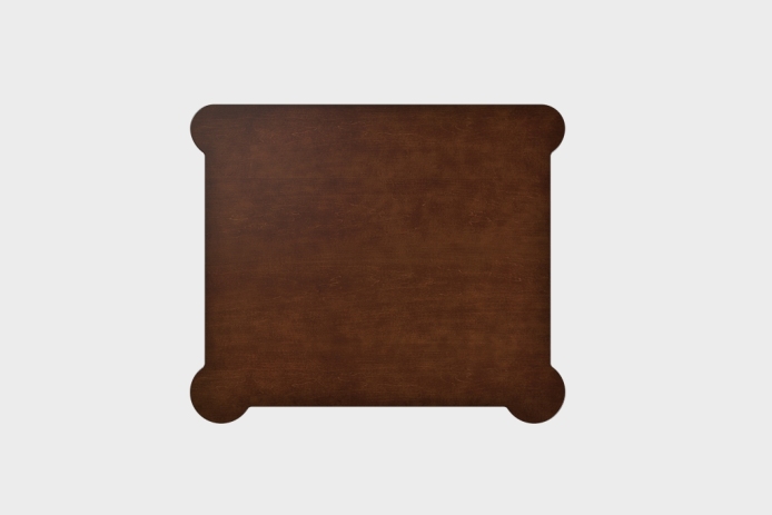 单抽隔板床头柜