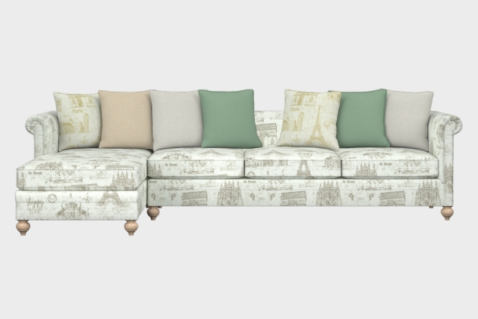 布艺-左三人+右贵妃