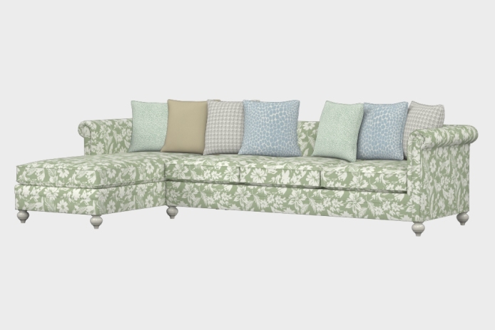 布艺-左三人+右贵妃