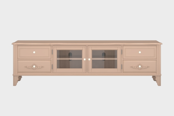 四抽双开门电视柜