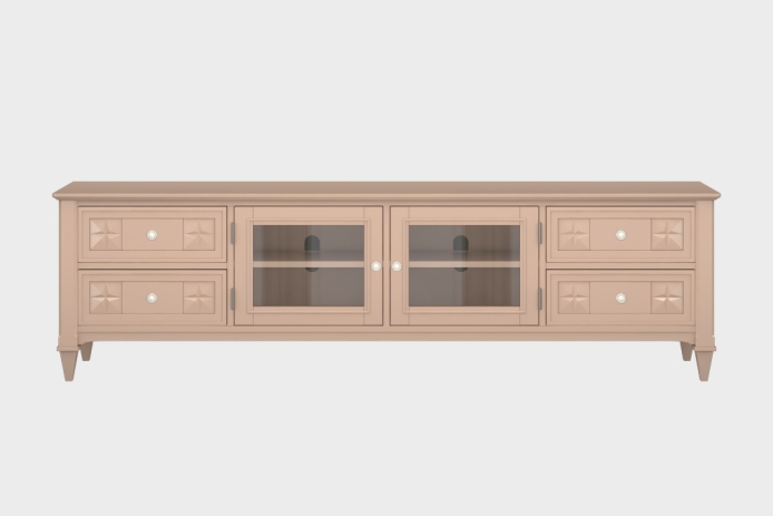 四抽双开门电视柜