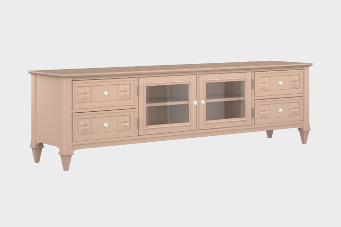 四抽双开门电视柜