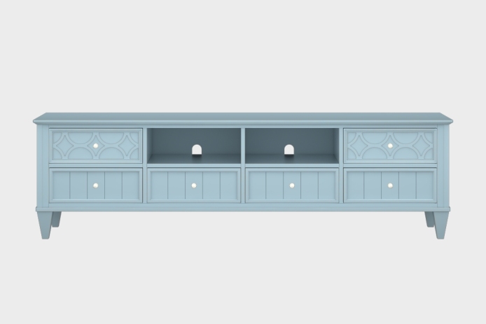 六抽双隔板电视柜