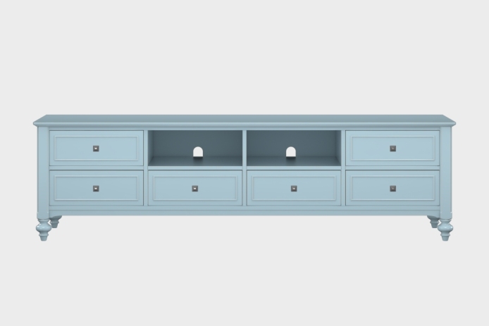 六抽双隔板电视柜