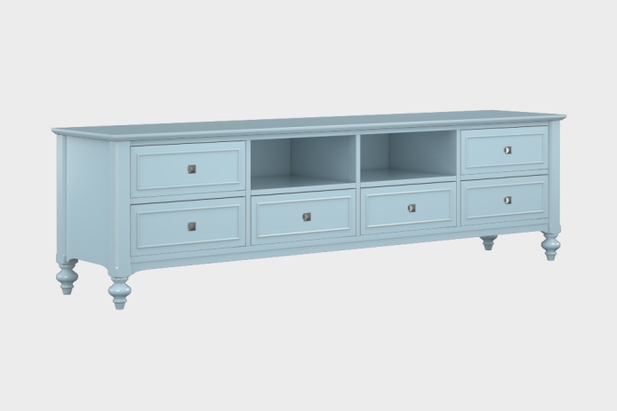 六抽双隔板电视柜