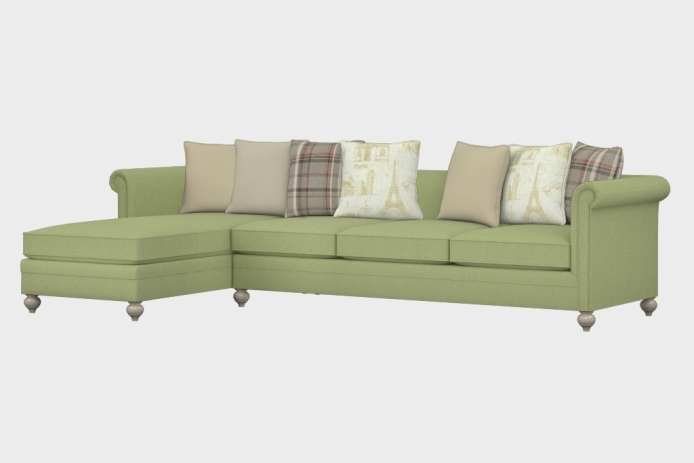 布艺-左三人+右贵妃