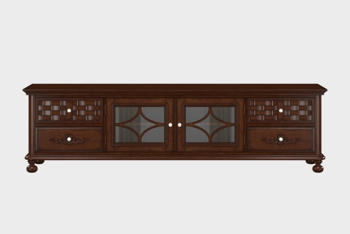 四抽双开门电视柜