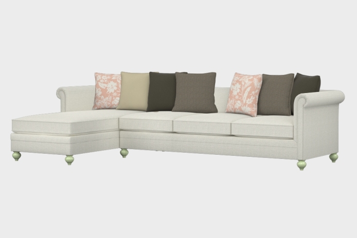 布艺-左三人+右贵妃