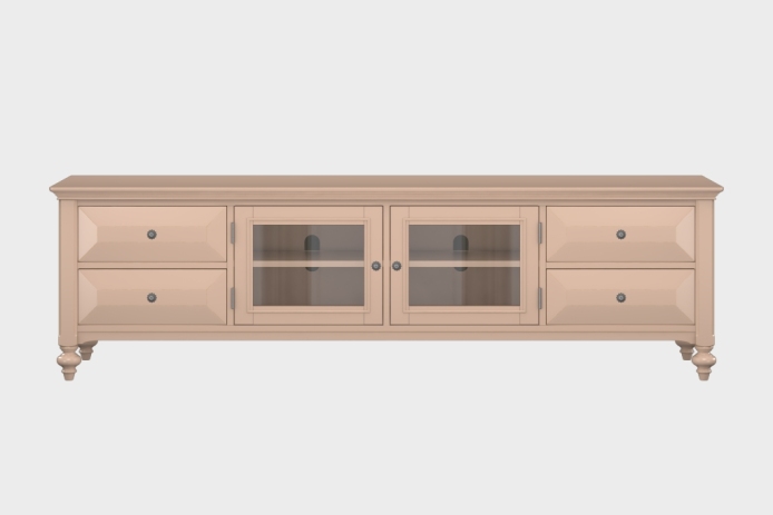 四抽双开门电视柜