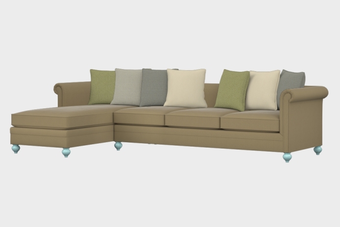 布艺-左三人+右贵妃