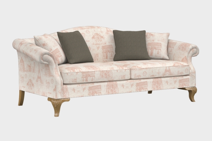 羽翼款三人沙发