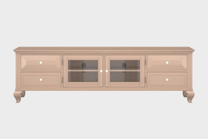 四抽双开门电视柜