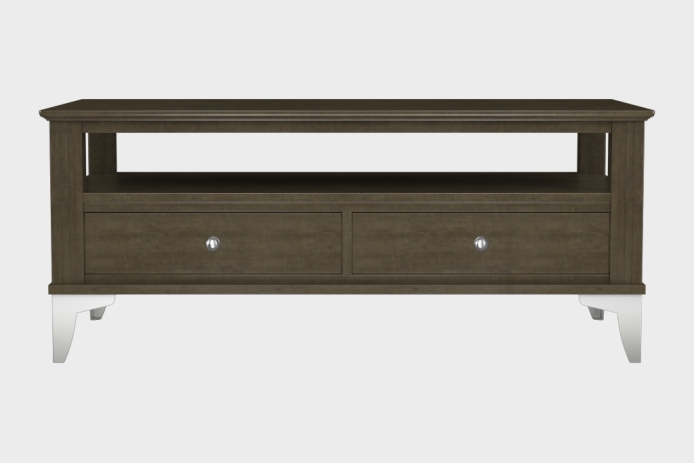 双抽上隔板茶几