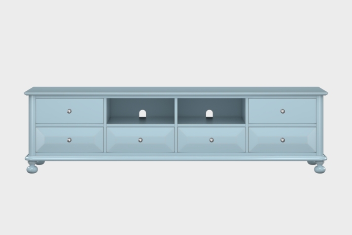 六抽双隔板电视柜