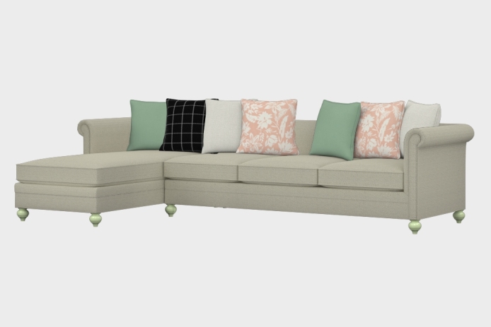 布艺-左三人+右贵妃