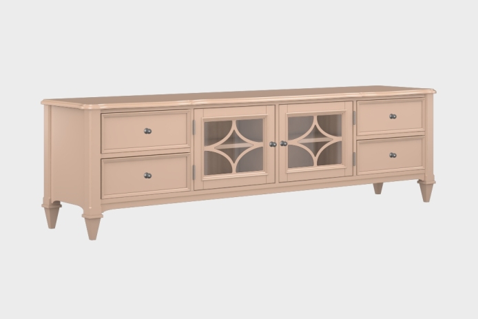 四抽双开门电视柜