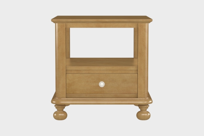 双层上隔板边几