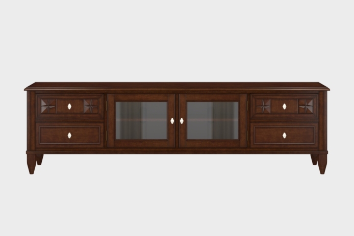 四抽双开门电视柜