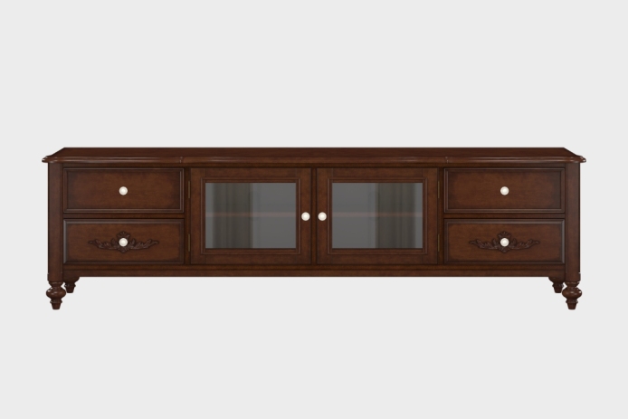 四抽双开门电视柜