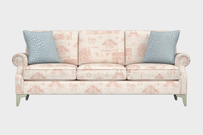 爵士款三人沙发