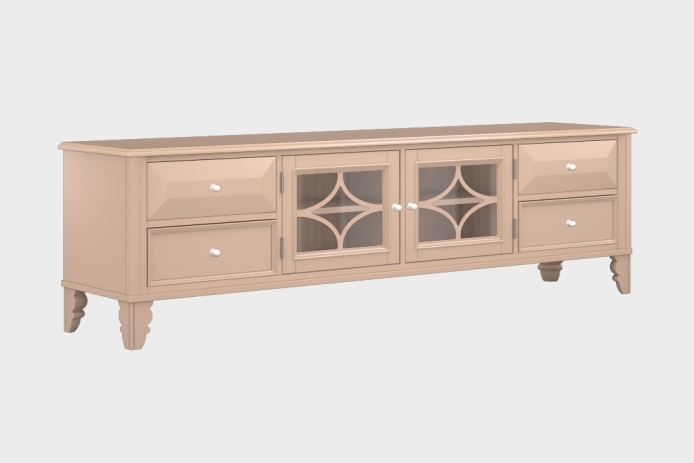 四抽双开门电视柜