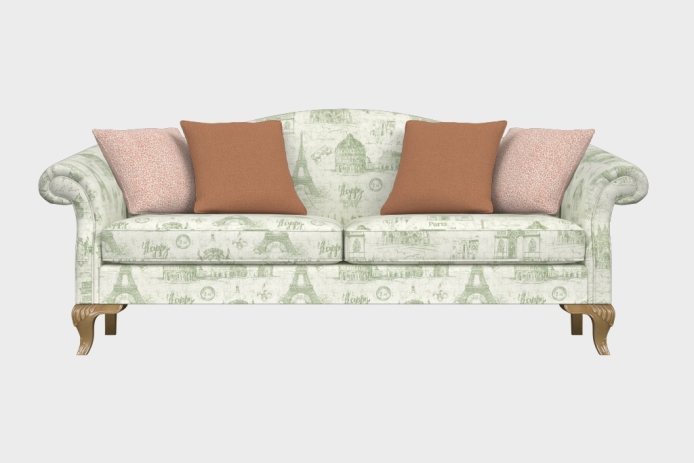 羽翼款三人沙发