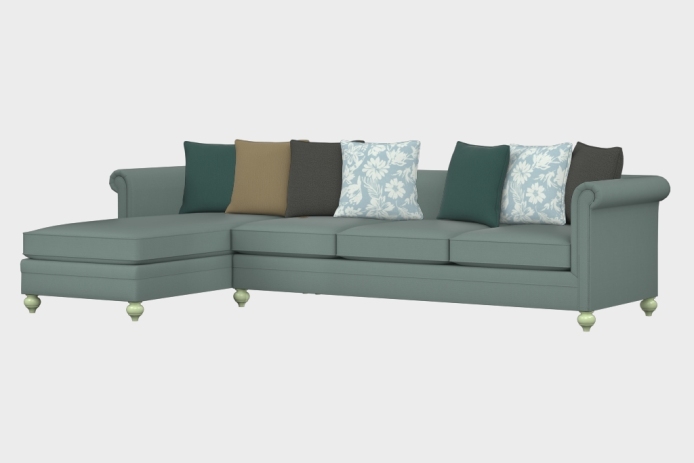 布艺-左三人+右贵妃