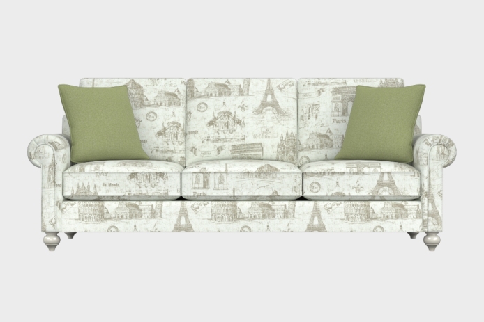 溪音款三人沙发