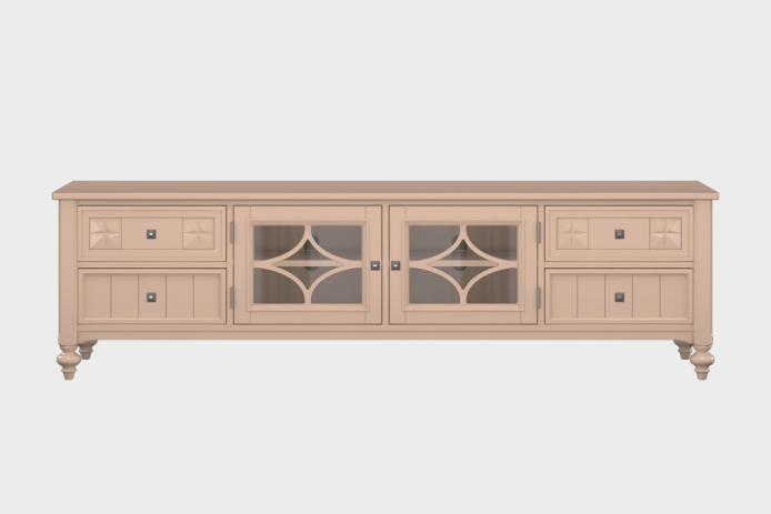 四抽双开门电视柜