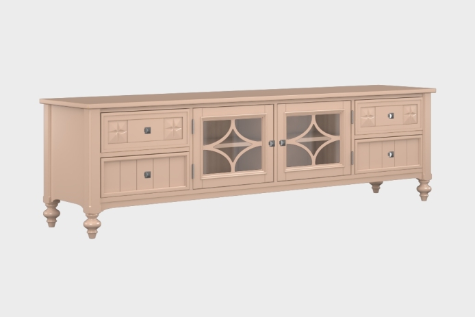 四抽双开门电视柜