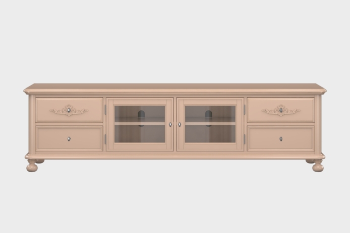 四抽双开门电视柜