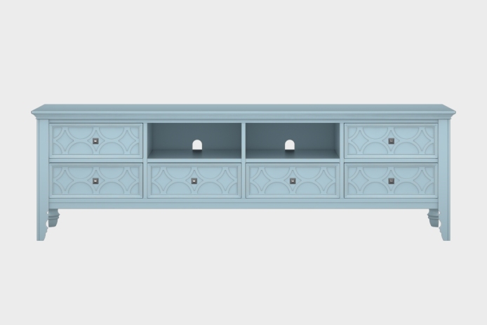 六抽双隔板电视柜