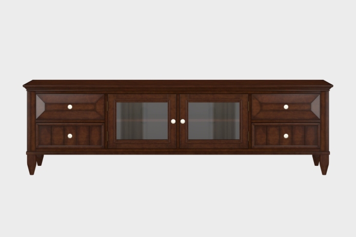 四抽双开门电视柜